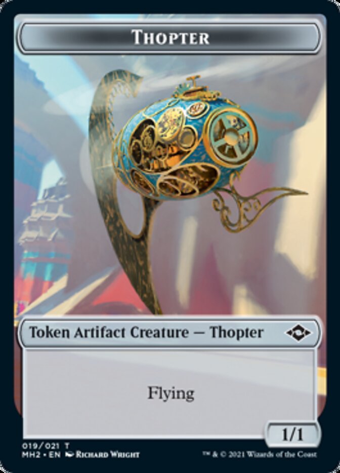 Thopter // Zombie Army Double-Sided Token [Tokens] Modern Horizons 2 Tokens MTG Single Magic: The Gathering
