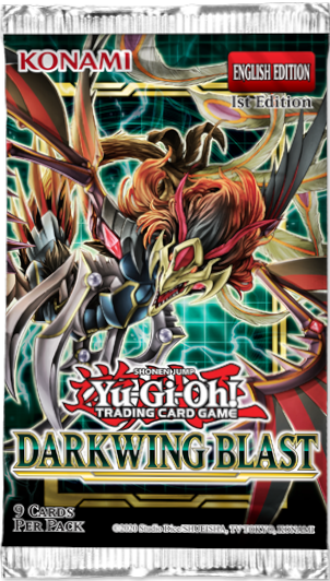 Yu-Gi-Oh! Darkwing Blast Booster Pack (1st Edition) Yugioh Sealed Yu-Gi-Oh!   