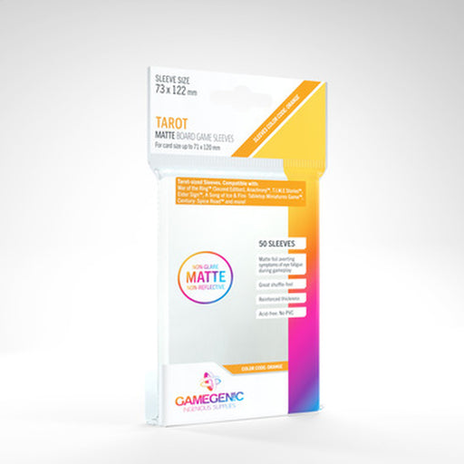 Gamegenic: Board Game Sleeves - Matte Tarot 50Ct (73mm x 122mm) Board Game Sleeves Gamegenic