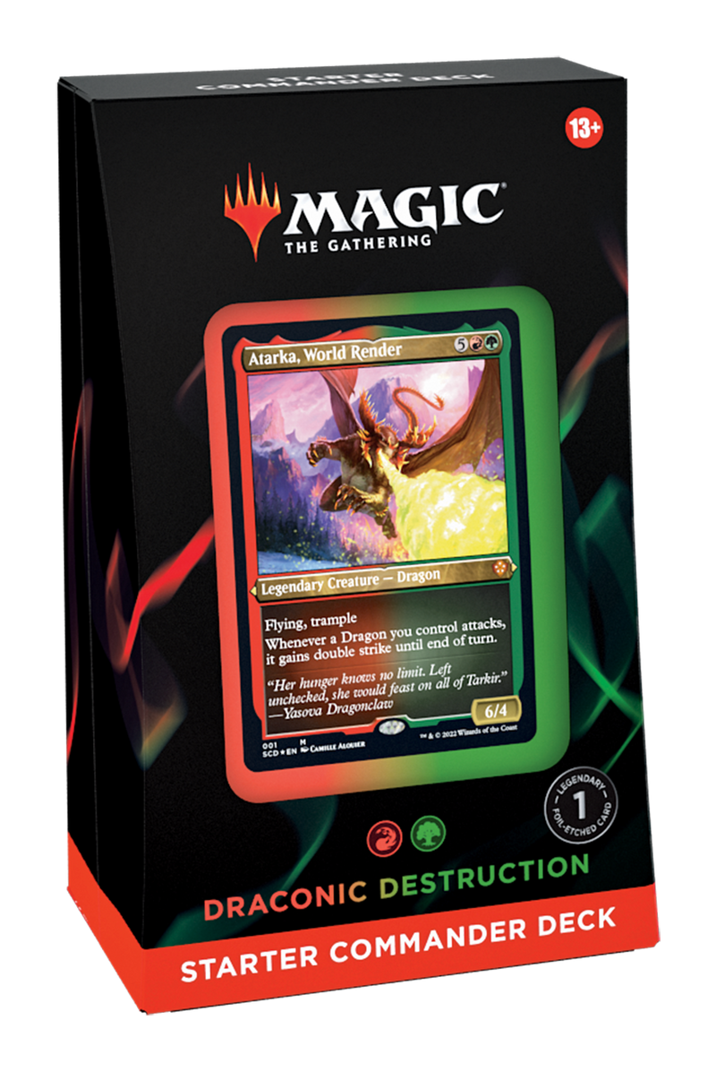MTG Starter Commander Deck: Draconic Destruction MTG Sealed Magic: The Gathering   