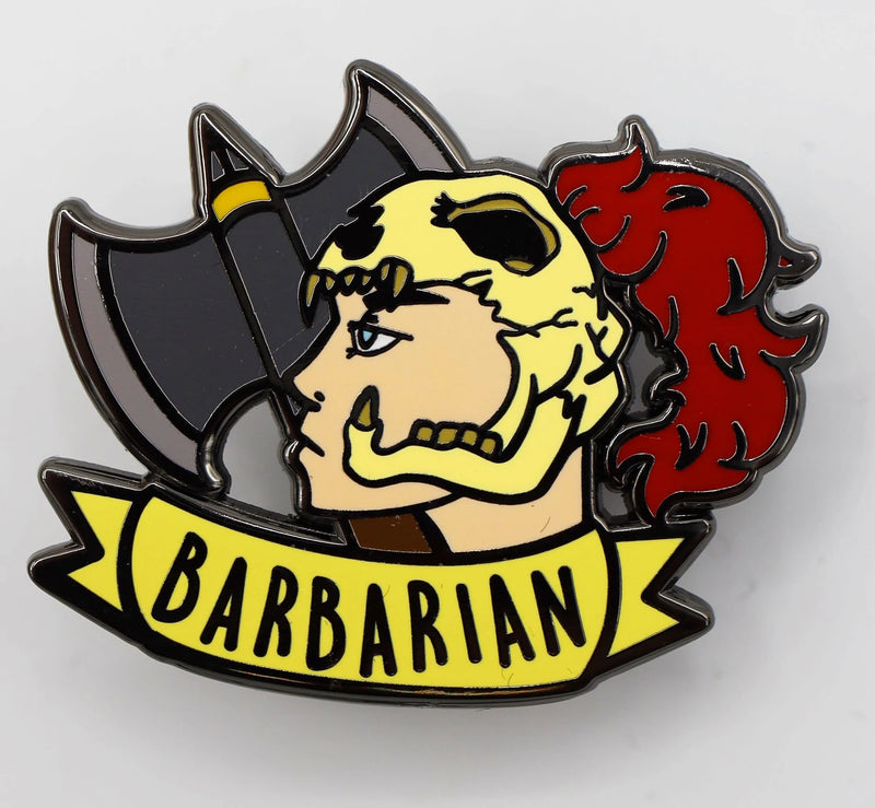 Banner Class Pins: Barbarian Stickers, Pins & Patches Foam Brain Games