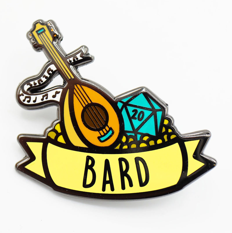 Banner Class Pins: Bard Stickers, Pins & Patches Foam Brain Games