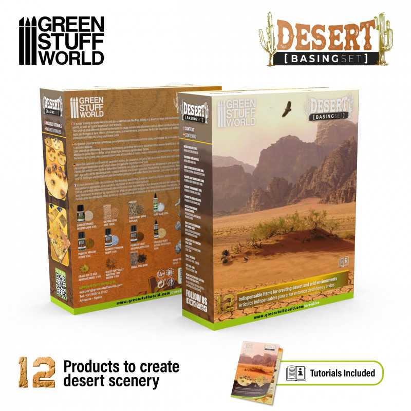 Green Stuff World: Basing Sets - Deserts Model Tools & Glue Green Stuff World