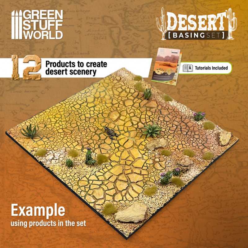Green Stuff World: Basing Sets - Deserts Model Tools & Glue Green Stuff World