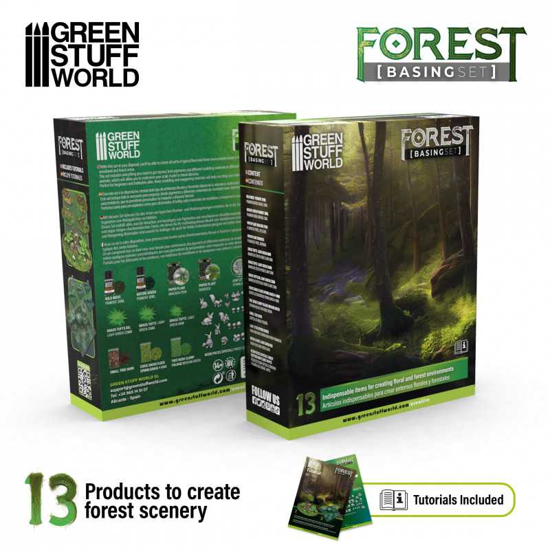 Green Stuff World: Basing Sets - Forest Model Tools & Glue Green Stuff World