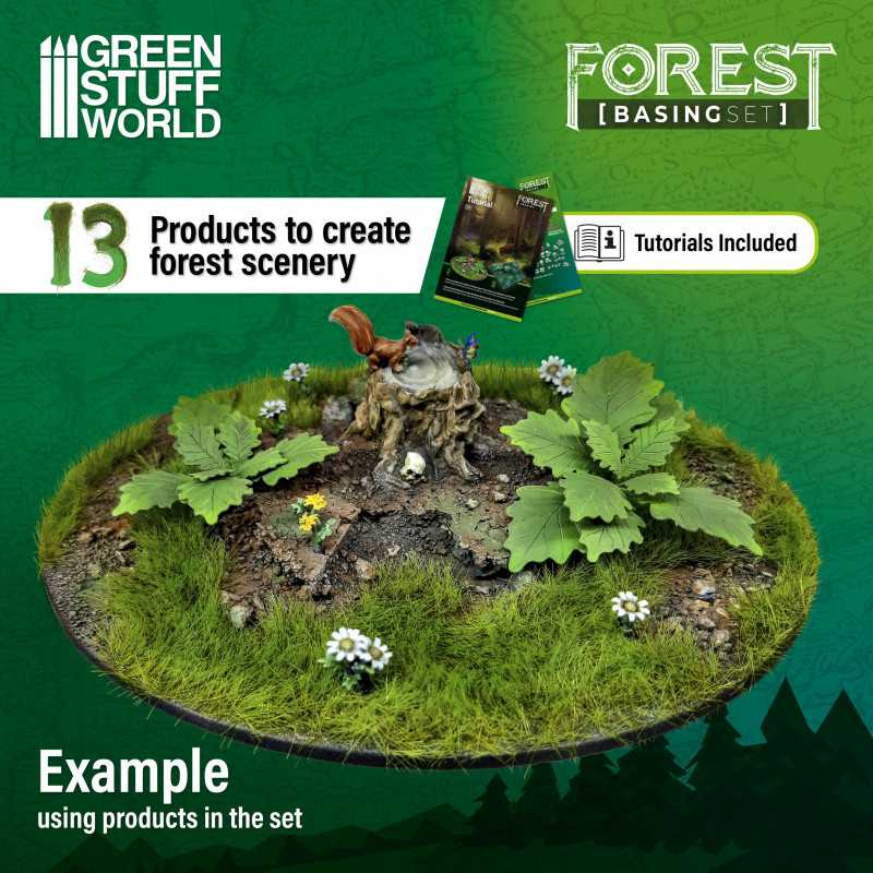 Green Stuff World: Basing Sets - Forest Model Tools & Glue Green Stuff World