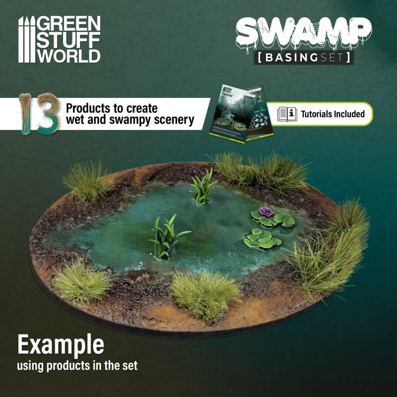 Green Stuff World: Basing Sets - Swamp Model Tools & Glue Green Stuff World