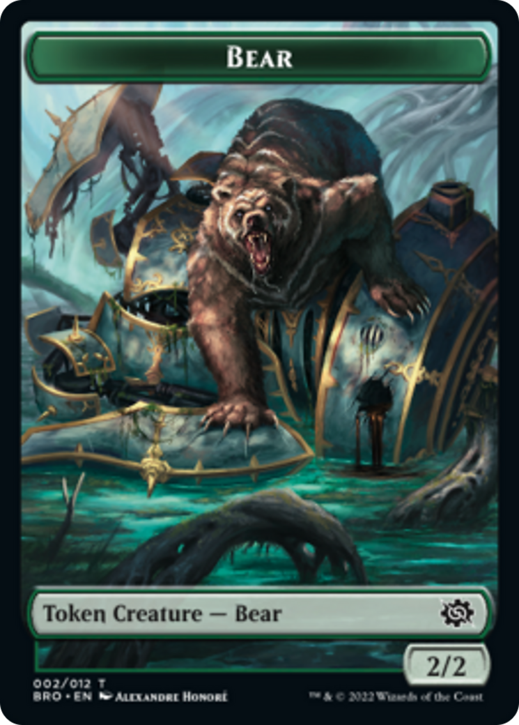 Bear Token [Tokens] The Brothers' War Tokens MTG Single Magic: The Gathering