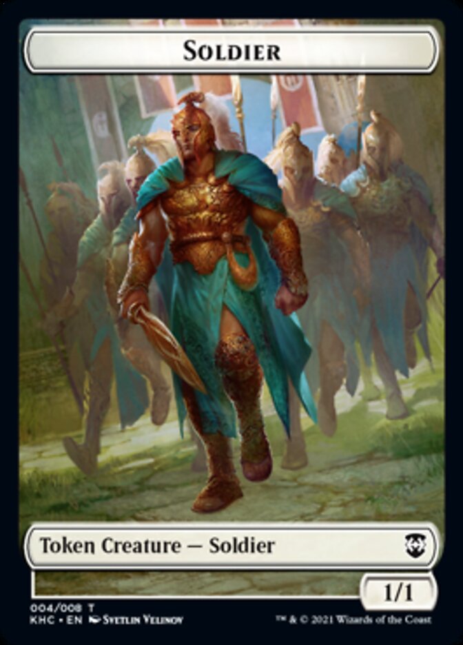 Soldier Token [Tokens] Kaldheim Commander Tokens MTG Single Magic: The Gathering