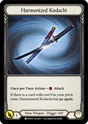 Harmonized Kodachi // Seismic Surge [U-WTR078 // U-WTR075] Unlimited Normal Flesh And Blood Single Flesh And Blood   