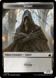 Spirit (0018) // Bird Illusion Double-Sided Token [Tokens] Ravnica Remastered Tokens MTG Single Magic: The Gathering