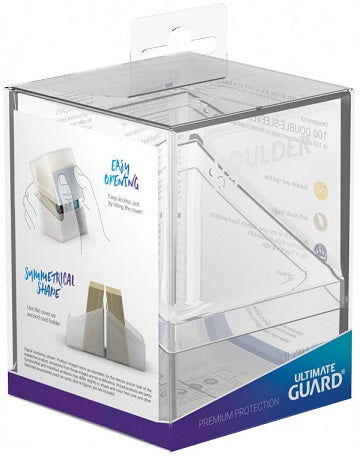 Ultimate Guard: Boulder 100+ - Clear Deck Boxes & Storage Ultimate Guard