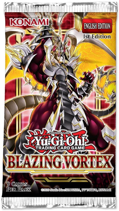 Yu-Gi-Oh! Blazing Vortex - Booster Pack (1st Edition) Yugioh Sealed Yu-Gi-Oh!   