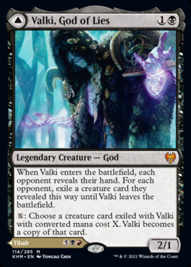 Valki, God of Lies // Tibalt, Cosmic Impostor [Kaldheim] MTG Single Magic: The Gathering   