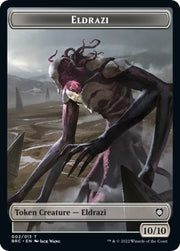 Servo // Eldrazi Double-Sided Token [Tokens] The Brothers' War Commander Tokens MTG Single Magic: The Gathering