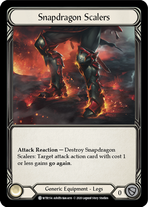 Snapdragon Scalers [WTR154] Unlimited Edition Rainbow Foil Flesh And Blood Single Flesh And Blood   