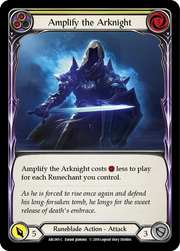 Amplify the Arknight (Yellow) [ARC095-C] 1st Edition Rainbow Foil Flesh And Blood Single Flesh And Blood   