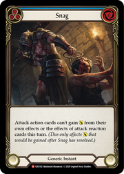 Snag [CRU182] 1st Edition Normal Flesh And Blood Single Flesh And Blood   