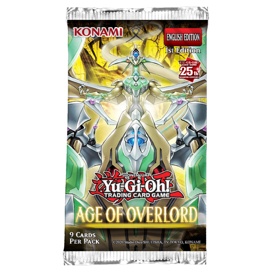 Yu-Gi-Oh Age of Overlord - Booster Pack (1st Edition) Yugioh Sealed Yu-Gi-Oh!   