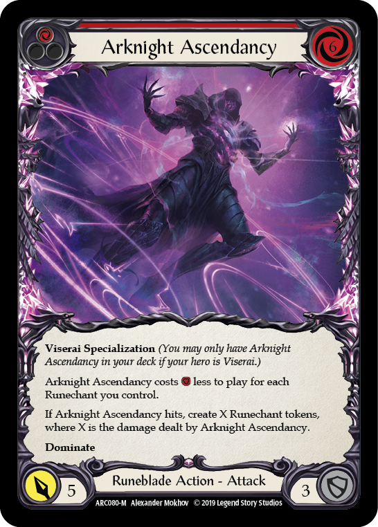 Arknight Ascendancy [ARC080-M] 1st Edition Normal Flesh And Blood Single Flesh And Blood   