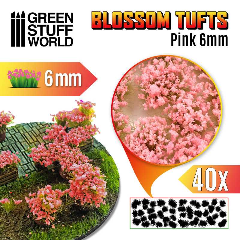 Green Stuff World: Blossom Tufts - Pink 6mm