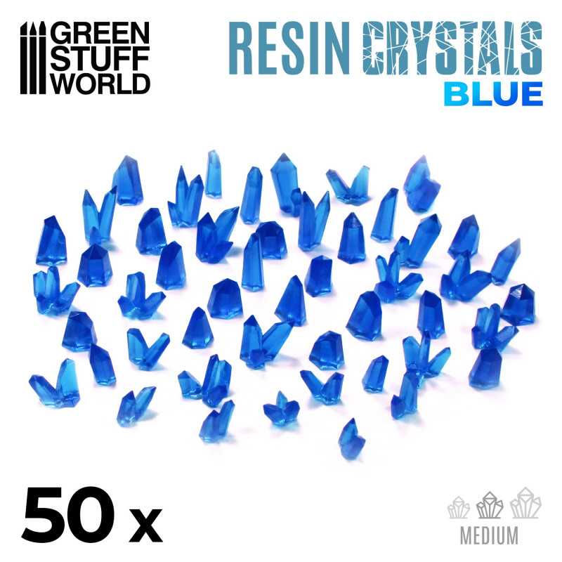 Green Stuff World: Resin - Medium Blue Crystals