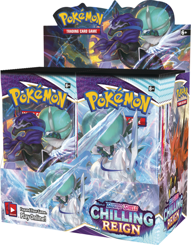 Pokémon Chilling Reign Booster Box Pokemon Sealed Pokémon   
