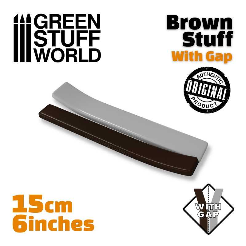 Green Stuff World: Brown Stuff Tape 6 Inches With Gap Model Tools & Glue Green Stuff World
