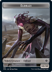 Eldrazi // Soldier Double-Sided Token [Starter Commander Decks] MTG Single Magic: The Gathering   