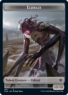 Eldrazi // Soldier Double-Sided Token [Starter Commander Decks] MTG Single Magic: The Gathering   