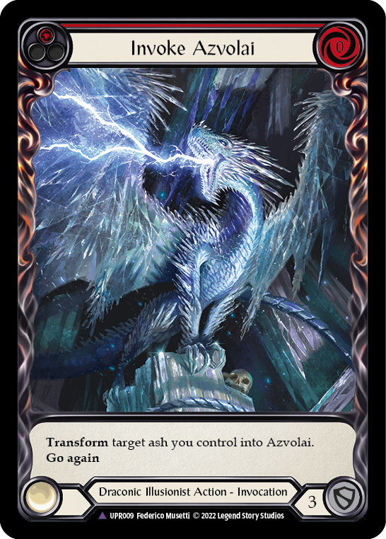 Invoke Azvolai // Azvolai (Marvel) [UPR009] (Uprising)  Cold Foil Flesh And Blood Single Flesh And Blood   