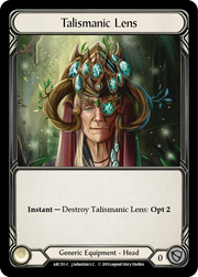 Talismanic Lens [ARC151-C] 1st Edition Cold Foil Flesh And Blood Single Flesh And Blood   