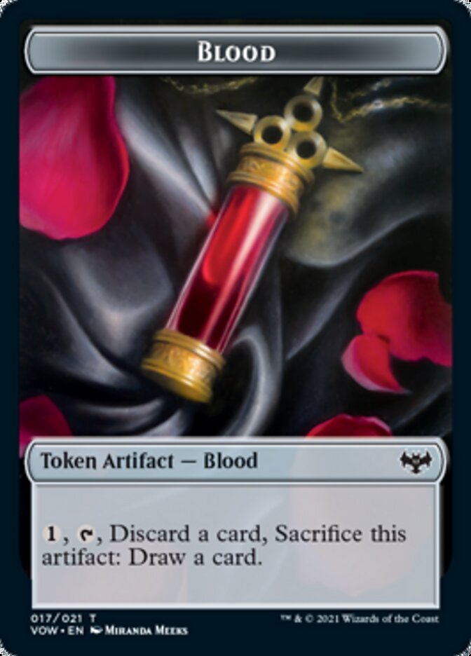Goblin (012) // Blood (017) Double-Sided Token [Challenger Decks 2022 Tokens] MTG Single Magic: The Gathering   