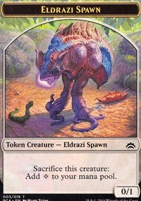 Eldrazi Spawn (003) // Eldrazi Double-Sided Token [Tokens] Planechase Anthology Tokens MTG Single Magic: The Gathering