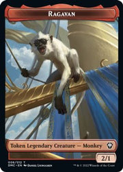 Ragavan // Treasure Double-Sided Token [Tokens] Dominaria United Commander Tokens MTG Single Magic: The Gathering