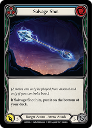Salvage Shot (Blue) [ARC068-C] 1st Edition Rainbow Foil Flesh And Blood Single Flesh And Blood   