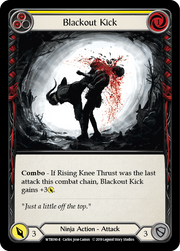Blackout Kick (Yellow) [WTR090-R] Alpha Print Normal Flesh And Blood Single Flesh And Blood   