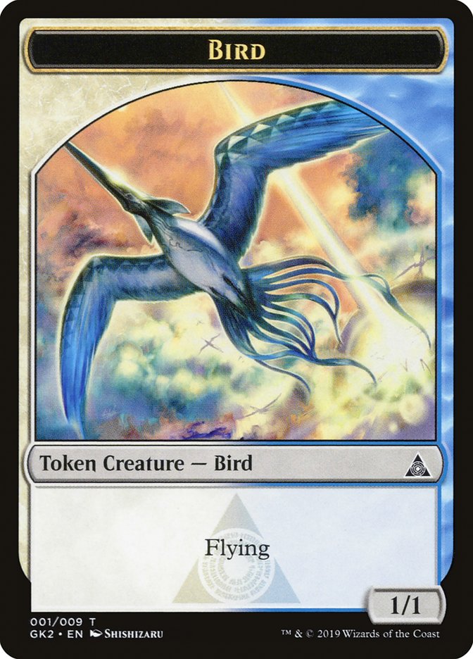 Bird // Sphinx Double-Sided Token [Ravnica Allegiance Guild Kit Tokens] MTG Single Magic: The Gathering   