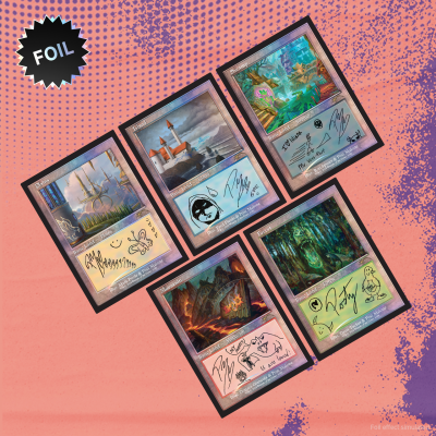 MTG Secret Lair Drop Series: Post Malone The Lands (Foil) MTG Sealed Magic: The Gathering   