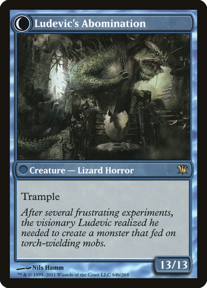 Ludevic's Test Subject // Ludevic's Abomination [Innistrad] MTG Single Magic: The Gathering   