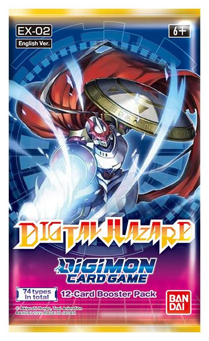 Digimon Digital Hazard Booster Pack [EX02] Digimon Sealed Digimon   