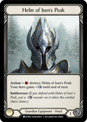 Helm of Isen's Peak [WTR042] Unlimited Edition Rainbow Foil Flesh And Blood Single Flesh And Blood   