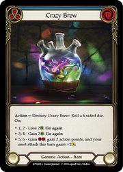 Crazy Brew [WTR162-S] Alpha Print Normal Flesh And Blood Single Flesh And Blood   
