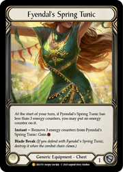 Fyendal's Spring Tunic [CRU178] 1st Edition Normal Flesh And Blood Single Flesh And Blood   