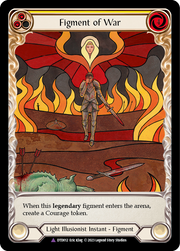 Figment of War // Bellona, Archangel of War (Marvel) [DTD012] (Dusk Till Dawn)  Cold Foil Flesh And Blood Single Flesh And Blood   
