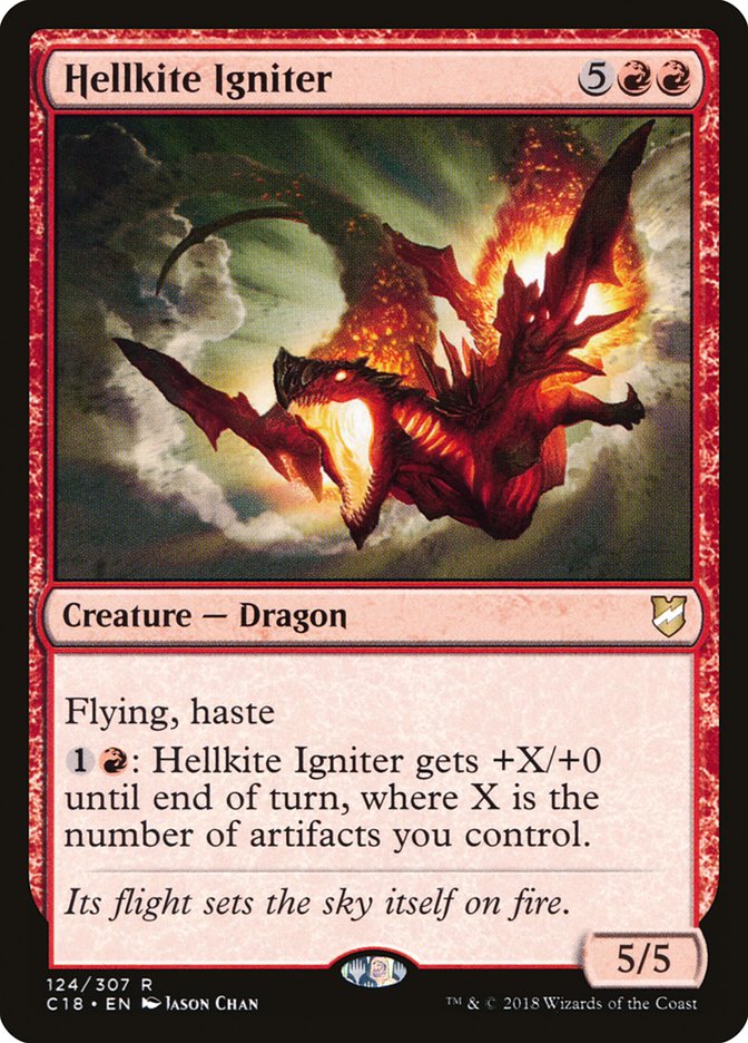 Hellkite Igniter [Commander 2018] MTG Single Magic: The Gathering   