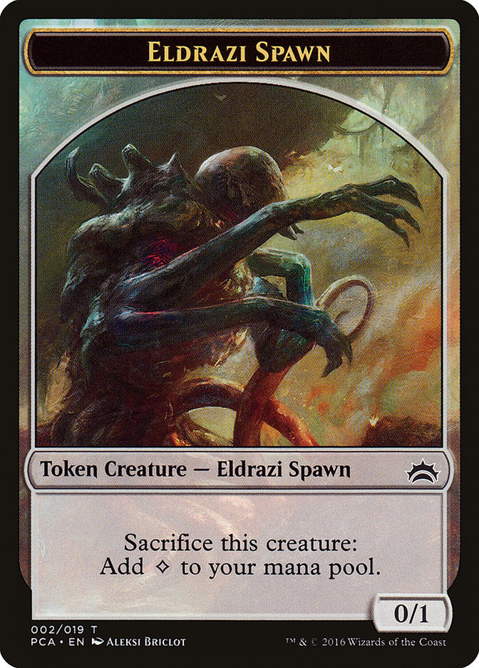 Eldrazi Spawn Token (002/019) [Tokens] Planechase Anthology Tokens MTG Single Magic: The Gathering