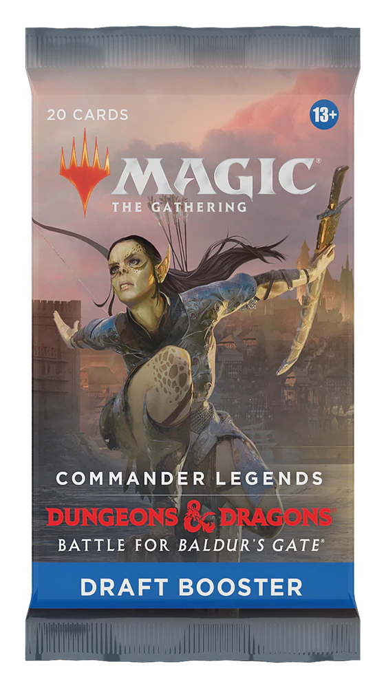 MTG Commander Legends: Battle for Baldur's Gate - Draft Booster Pack MTG Sealed Magic: The Gathering   