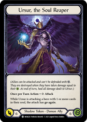 Blasmophet, the Soul Harvester // Ursur, the Soul Reaper [MON219 // MON220] 1st Edition Normal Flesh And Blood Single Flesh And Blood   