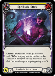 Spellblade Strike (Yellow) [ARC104-C] 1st Edition Normal Flesh And Blood Single Flesh And Blood   
